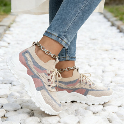Chunky Sneakers Air Mesh Breathable Sports Shoe