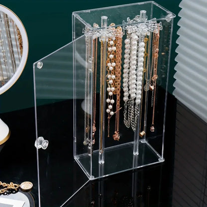 1pc Acrylic Necklace Storage Box,