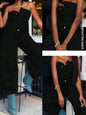 Olive Green Cargo Jumpsuit for Women, High Waist Wide Leg Denim with Multiple Pockets