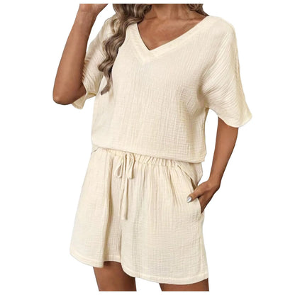 vacation outfits Casual Suit Solid Color
