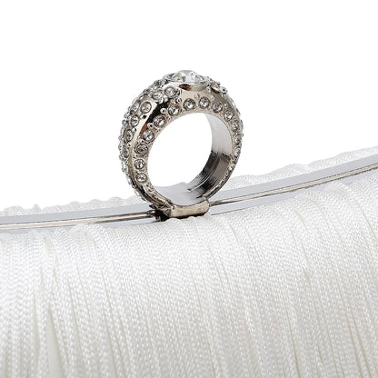 Evening Bag for Women Long Tassel Design Clutch Purses For Wedding Cocktail Prom