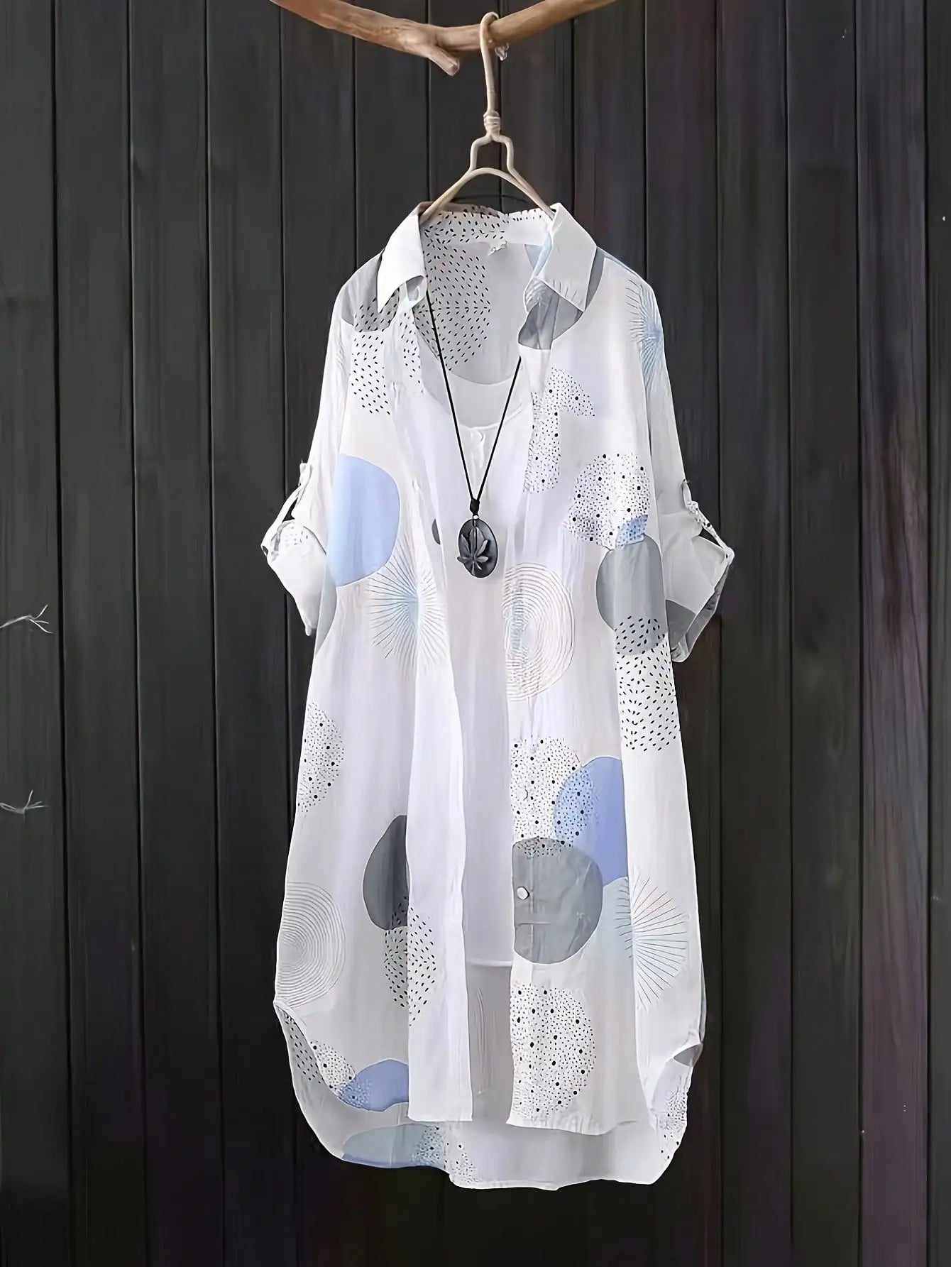 PLUS SIZE Women's Shirt - Loose Comfortable Chic Blouse