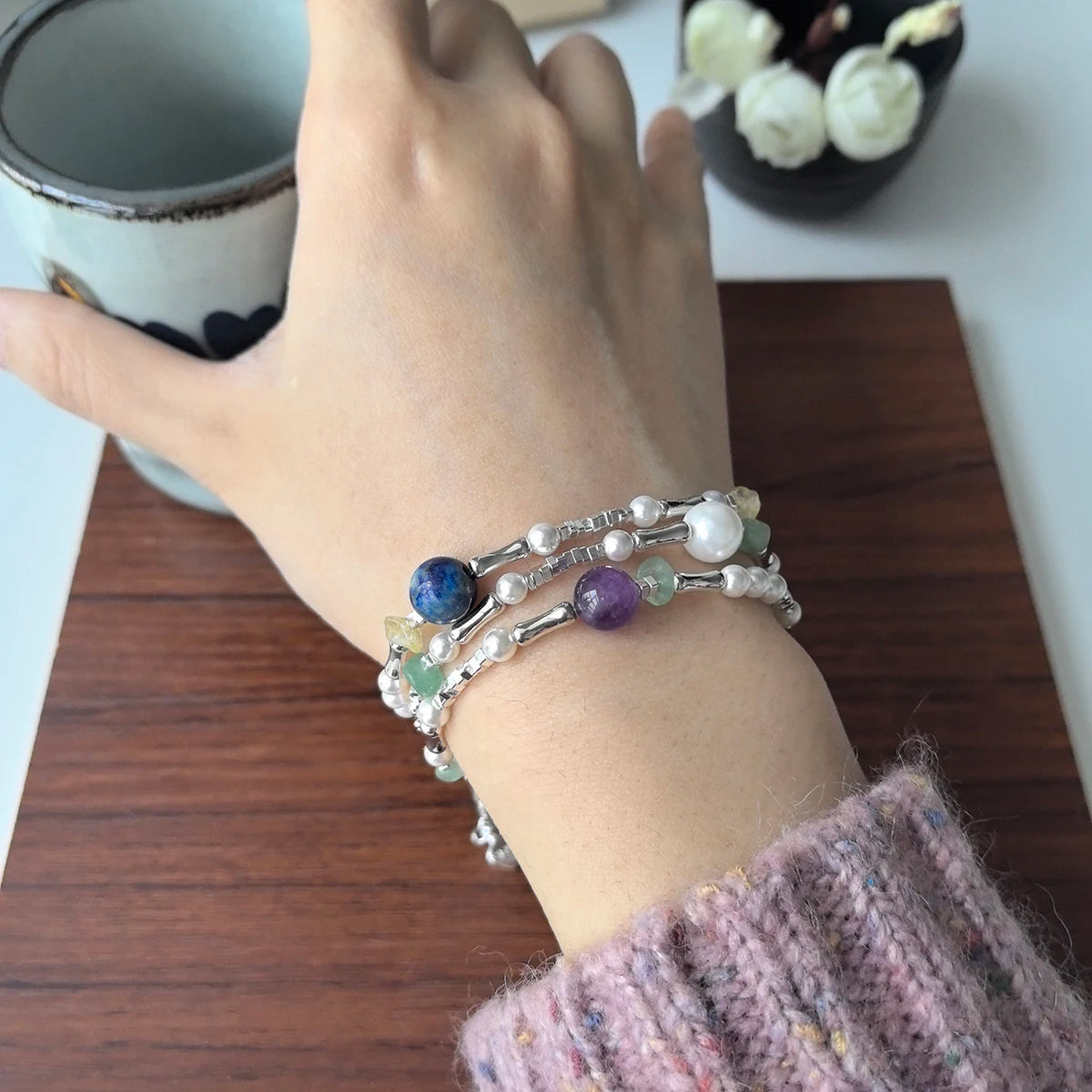 VENTFILLE 925 Sterling Silver Butterfly Bracelet