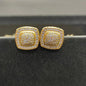 2025 New High-Quality Square Diamond Necklace and Earrings Set