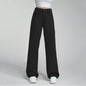 Ladies' High Waisted Straight Leg Pants Loose Casual