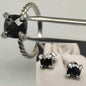 2025 New High-Quality Silver and Gold Color Set with 8mm Colorful Main Stone