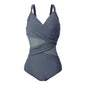 2025 New Sexy Plus Size One Piece Swimsuit Mesh Patchwork