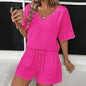 vacation outfits Casual Suit Solid Color