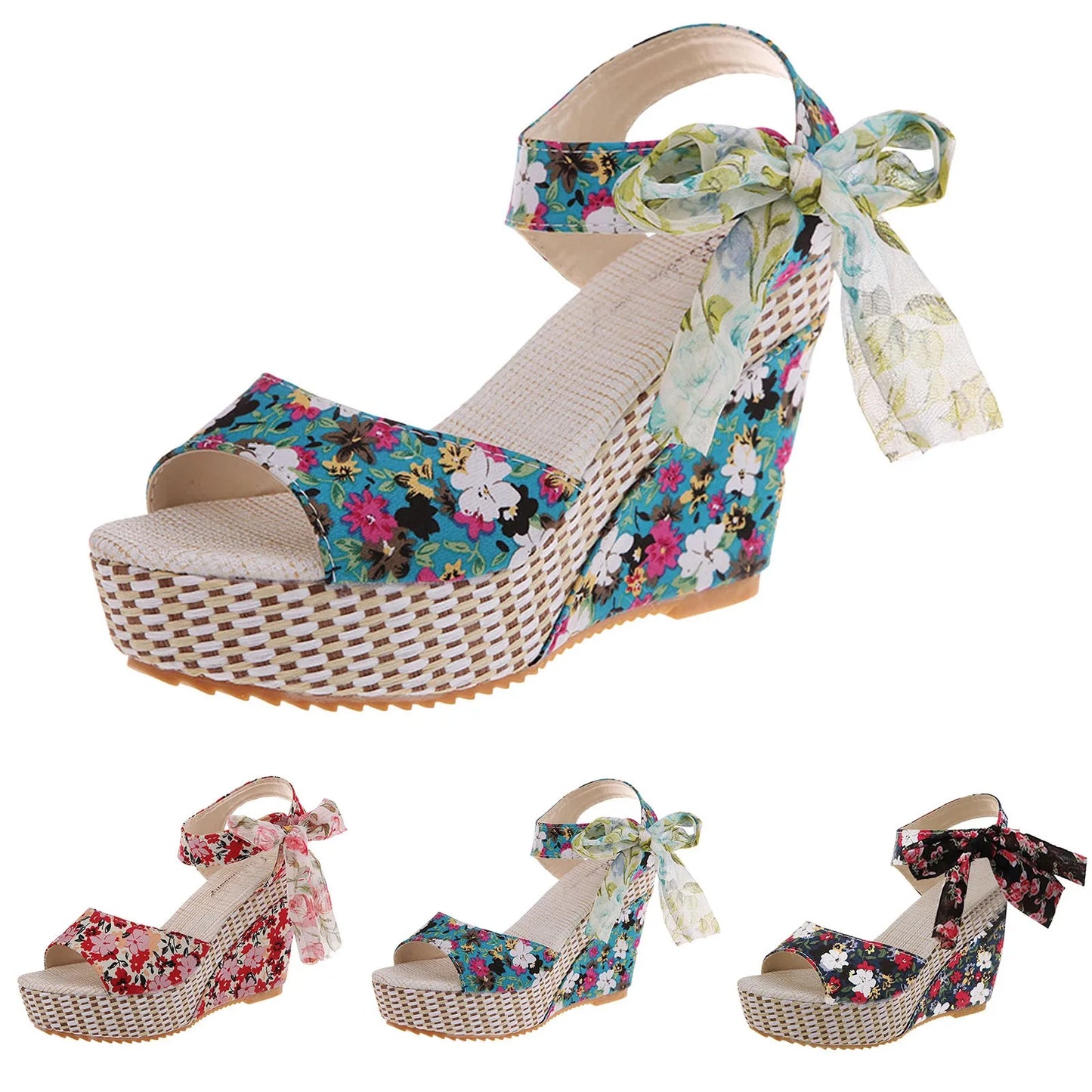 Wedge Heeled Sandals for Women Summer Casual