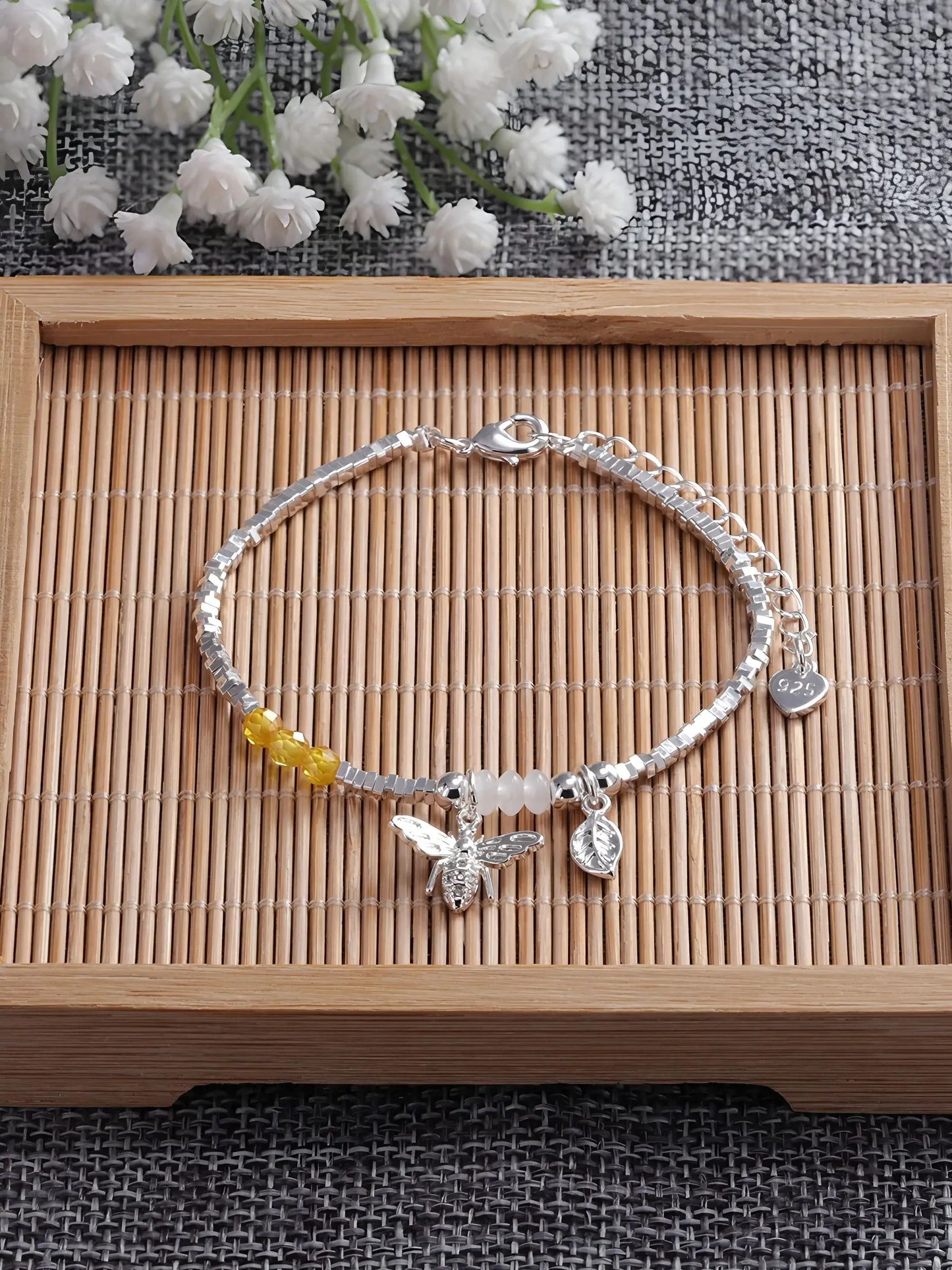 VENTFILLE 925 Sterling Silver Line Extremely fine Bracelet