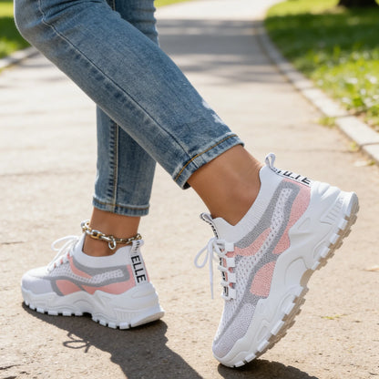 Chunky Sneakers Air Mesh Breathable Sports Shoe
