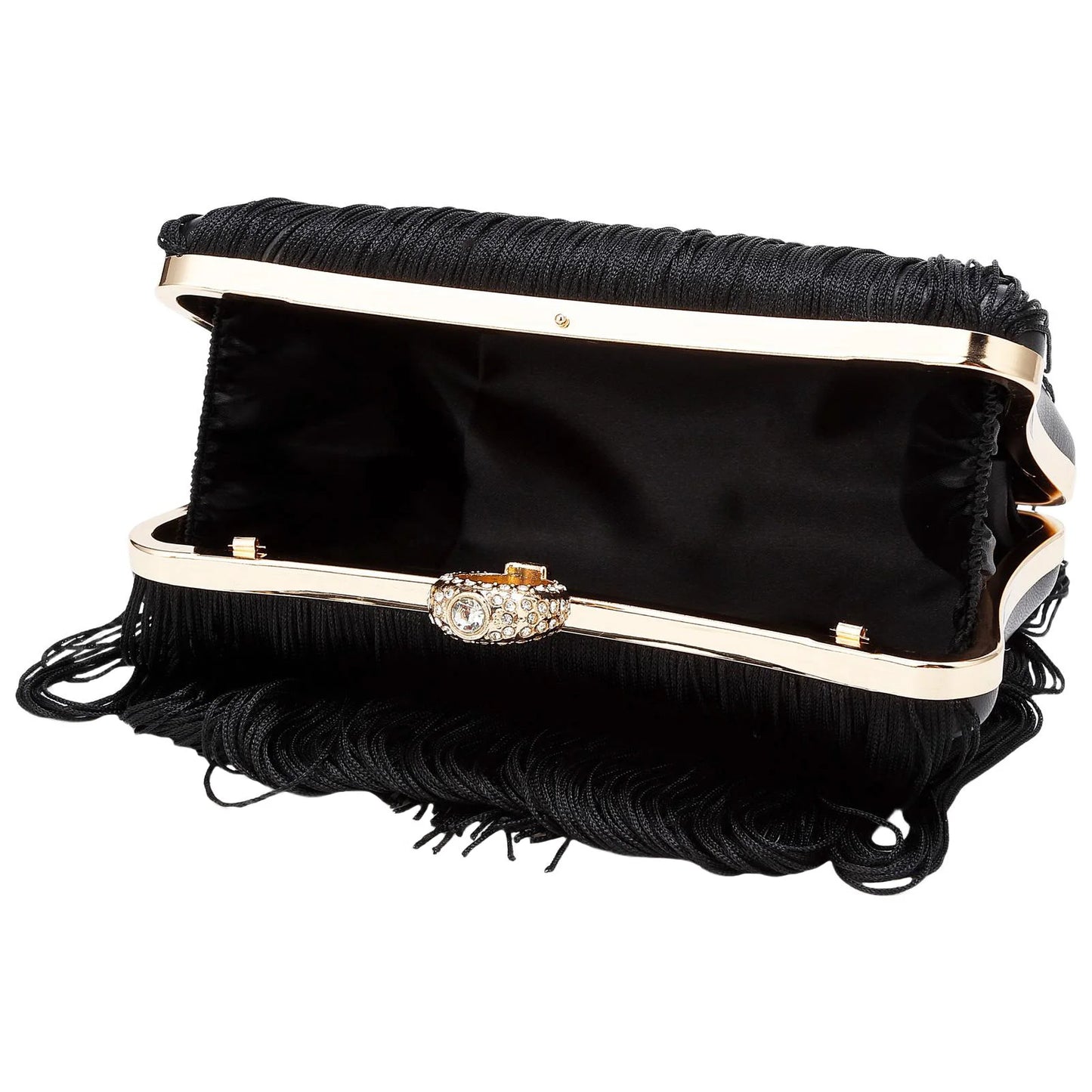 Evening Bag for Women Long Tassel Design Clutch Purses For Wedding Cocktail Prom