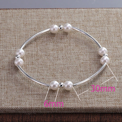 VENTFILLE 925 Sterling Silver Line Extremely fine Bracelet
