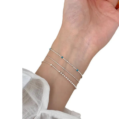 VENTFILLE 925 Sterling Silver Line Extremely fine Bracelet