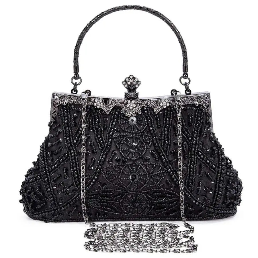 Vintage Beaded Clutch Evening Bags