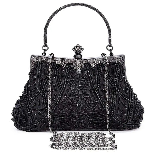 Vintage Beaded Clutch Evening Bags