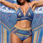 Bikini Swimsuit With Mesh Cover Ups