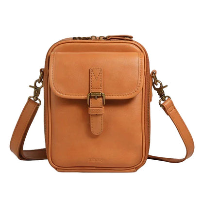 Leather Small Crossbody Cell Phone Bag & Adjustable Removable Strap