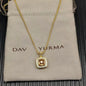 2025 New High-Quality Square Diamond Necklace and Earrings Set