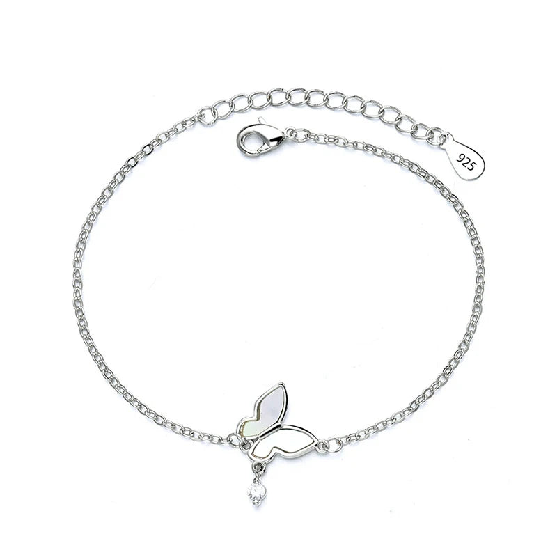 VENTFILLE 925 Sterling Silver Butterfly Bracelet