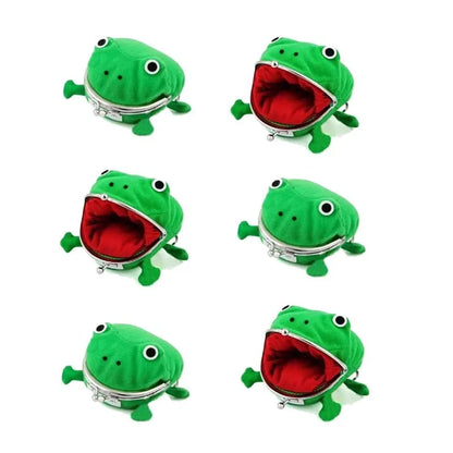 Plush Frog Coin Wallet