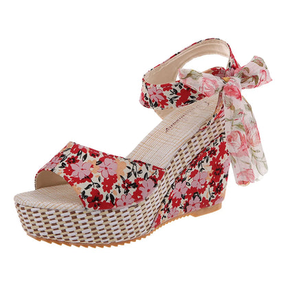Wedge Heeled Sandals for Women Summer Casual