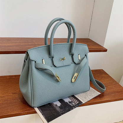Women's Leather Spacious Purses & Handbags with Shoulder Strap