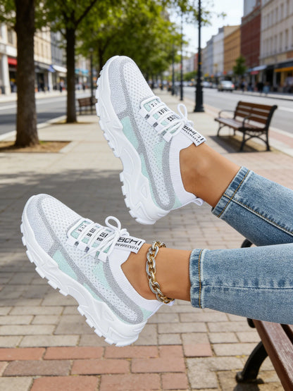 Chunky Sneakers Air Mesh Breathable Sports Shoe