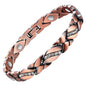 Leaves Magnetic Bracelet with 3500 Gauss Magnetic Therapy Bracelet Pure Copper for Women Men Jewelry Gift