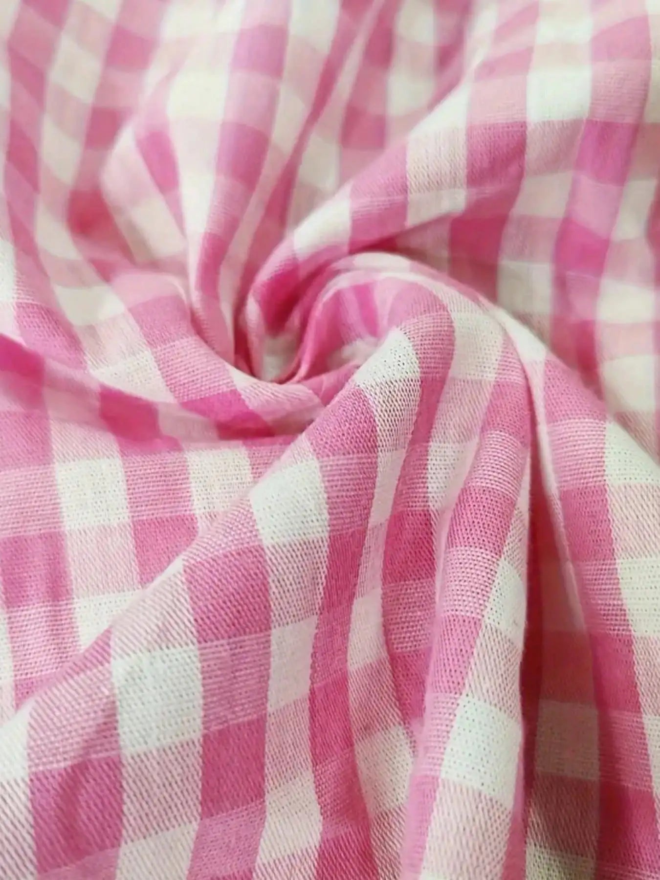 2025 New Gingham Turn-Down Collar Long Sleeve Shirt