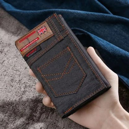 Wallet Coin Bag Long Style Purse Denim