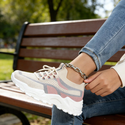 Chunky Sneakers Air Mesh Breathable Sports Shoe