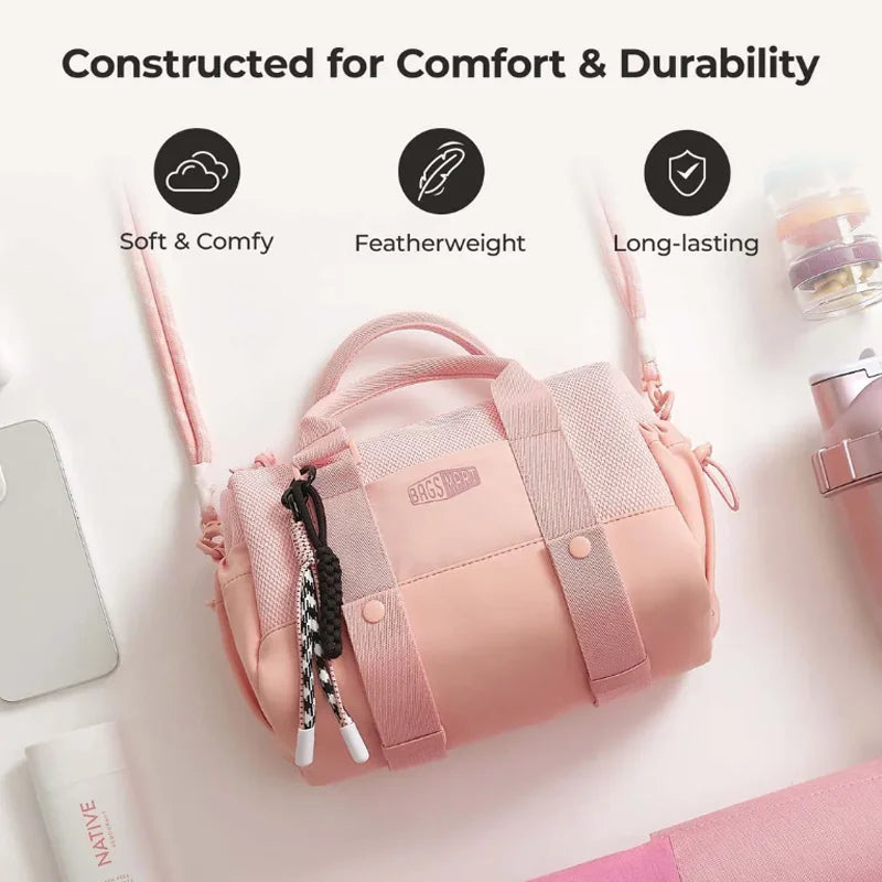 BAGSMART Mini Crossbody Bag Boston-style mini duffel