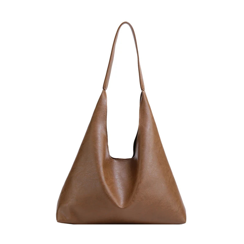 Large Capacity Women PU Soft Leather Tote Bag