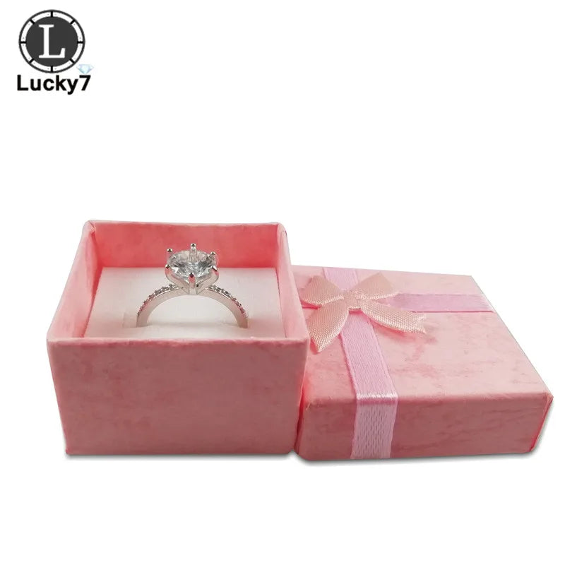 4*4*3cm 120pcs Jewelry Boxes for Jewelry Assorted Colors Ring Box Small Gift Boxes