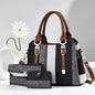 3PCS Bag Set, Canvas Shoulder Bag, with Purse and Card Holder