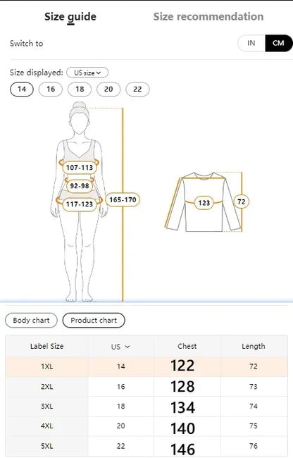 Plus Size Autumn New Women's Casual Graphic Print Notched Neck Blouse