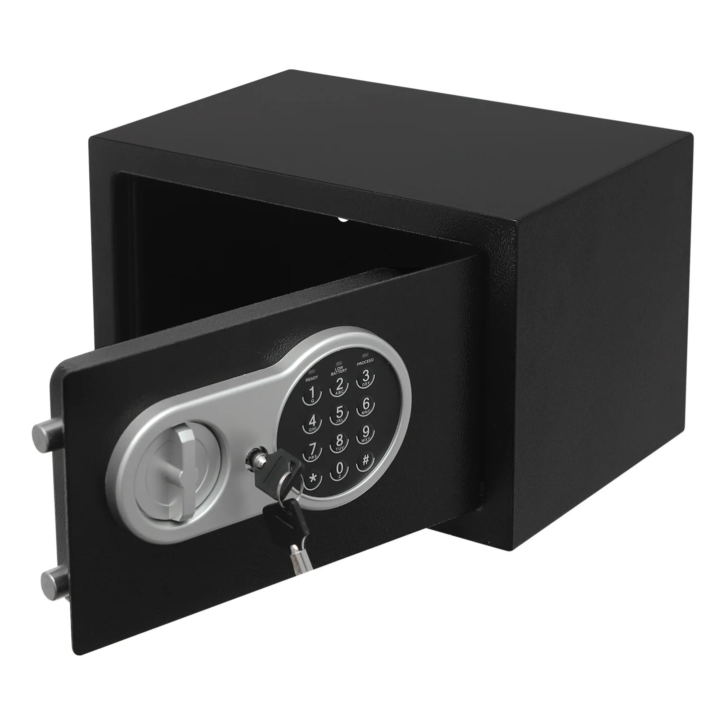 Safe Deposit Box Anti-theft Digital Lock Safe Cash Box Jewelry Case with Keys For Bedrooms Offices