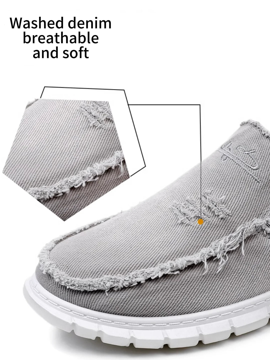 Daisy embroidery denim, casual sneaker.