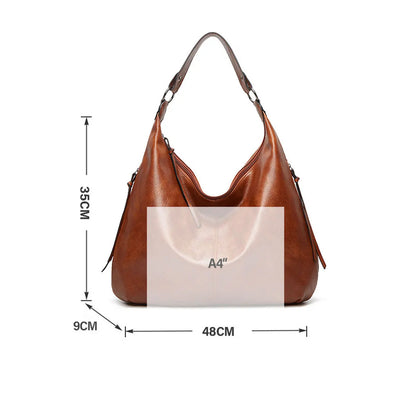 Pahajim Handbag and Wallet Set for Women leather Shoulder Bag