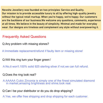 Newsha Certified Moissanite Wedding Band for Women 925 Sterling Silver