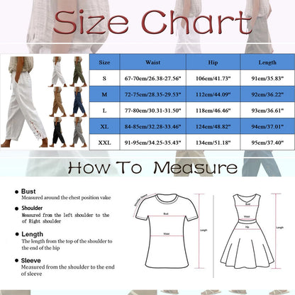 High Waist Casual Lace Spliced Pants Drawstring Pockets