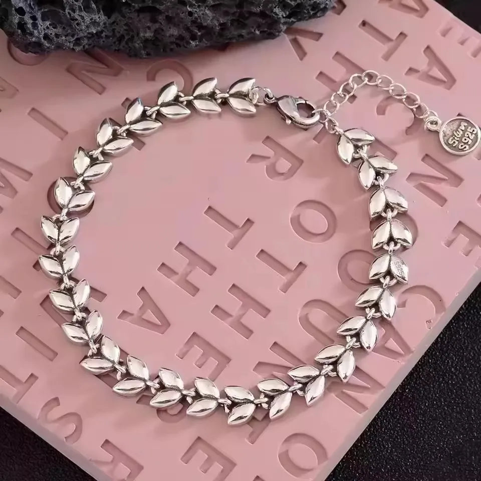 VENTFILLE 925 Sterling Silver Line Extremely fine Bracelet