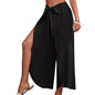 Womens Linen Wide Leg Flowy Bootcut Pants