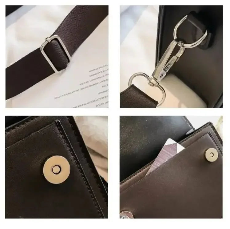 Crossbody Bag PU Leather Bags for Women Travel Handle