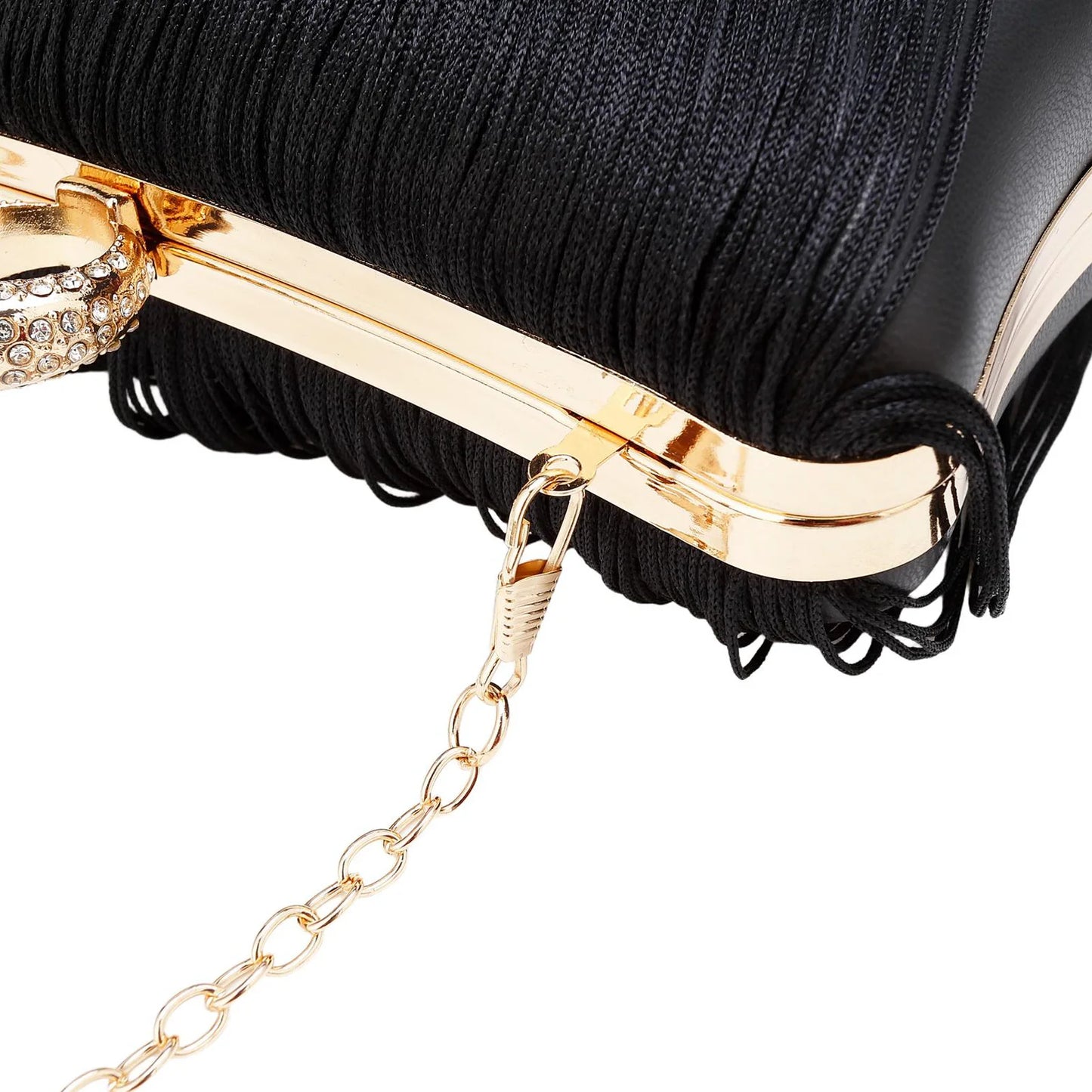 Evening Bag for Women Long Tassel Design Clutch Purses For Wedding Cocktail Prom