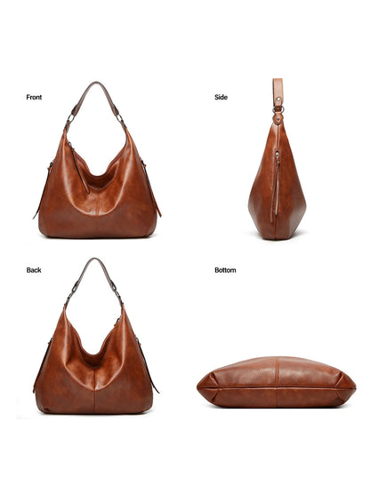 Pahajim Handbag and Wallet Set for Women leather Shoulder Bag