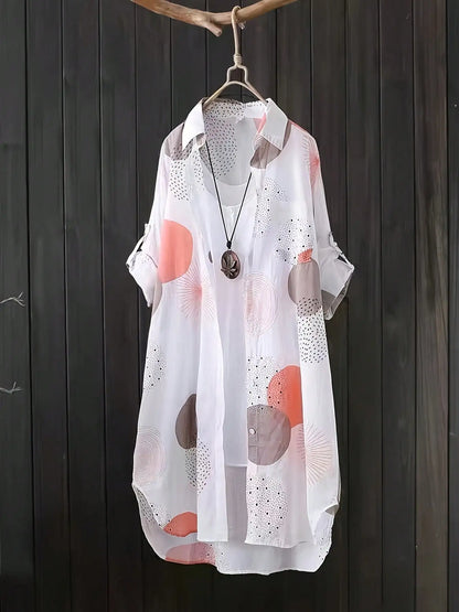 PLUS SIZE Women's Shirt - Loose Comfortable Chic Blouse