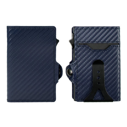 CASEKEY Top Quality Leather Cash Clip Wallet RFID NFC Protection Pop Up Metal Card Holder Case