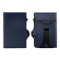 CASEKEY Top Quality Leather Cash Clip Wallet RFID NFC Protection Pop Up Metal Card Holder Case